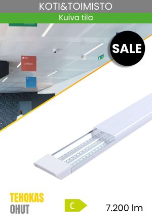 Ultra-ohut LED-yleisvalaisin G2 1500mm 50W/4000K