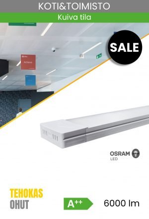 Ultra-ohut LED-yleisvalaisin G3 1200mm 40W/4000K