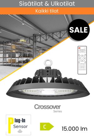 LED Highbay Sensorilla ja kaukosäätimellä IP65 100 W/ 4000 K
