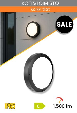 LED-seinävalaisin P65 18W/4000K